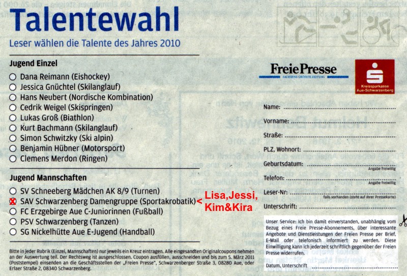 so sieht der Stimmzettel in diesem Jahr aus so sieht der Stimmzettel in diesem Jahr aus