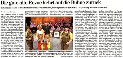 Freie Presse vom 25.Mai 2009 Freie Presse vom 25.Mai 2009