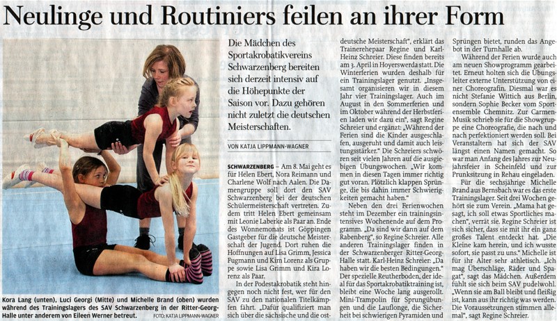 Freie Presse vom 2. März 2011 Freie Presse vom 2. März 2011