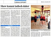 Freie Presse vom 2.Dezember 2009 Freie Presse vom 2.Dezember 2009