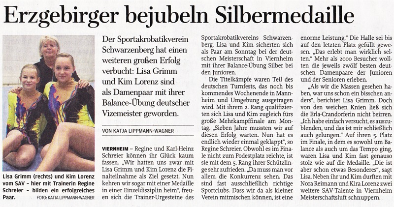 Freie Presse vom 21. Mai 2013 Freie Presse vom 21. Mai 2013