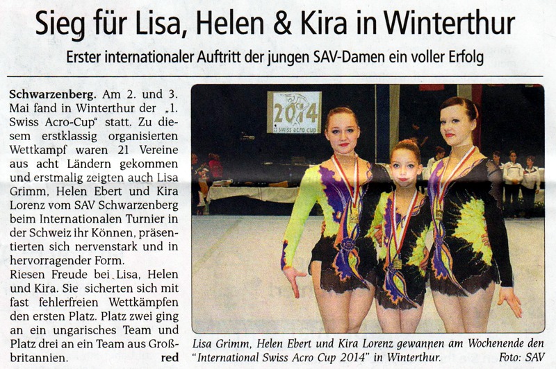 Wochenspiegel vom 7. Mai 2014 Wochenspiegel vom 7. Mai 2014