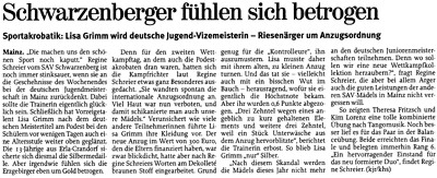Freie Presse vom 18. Mai